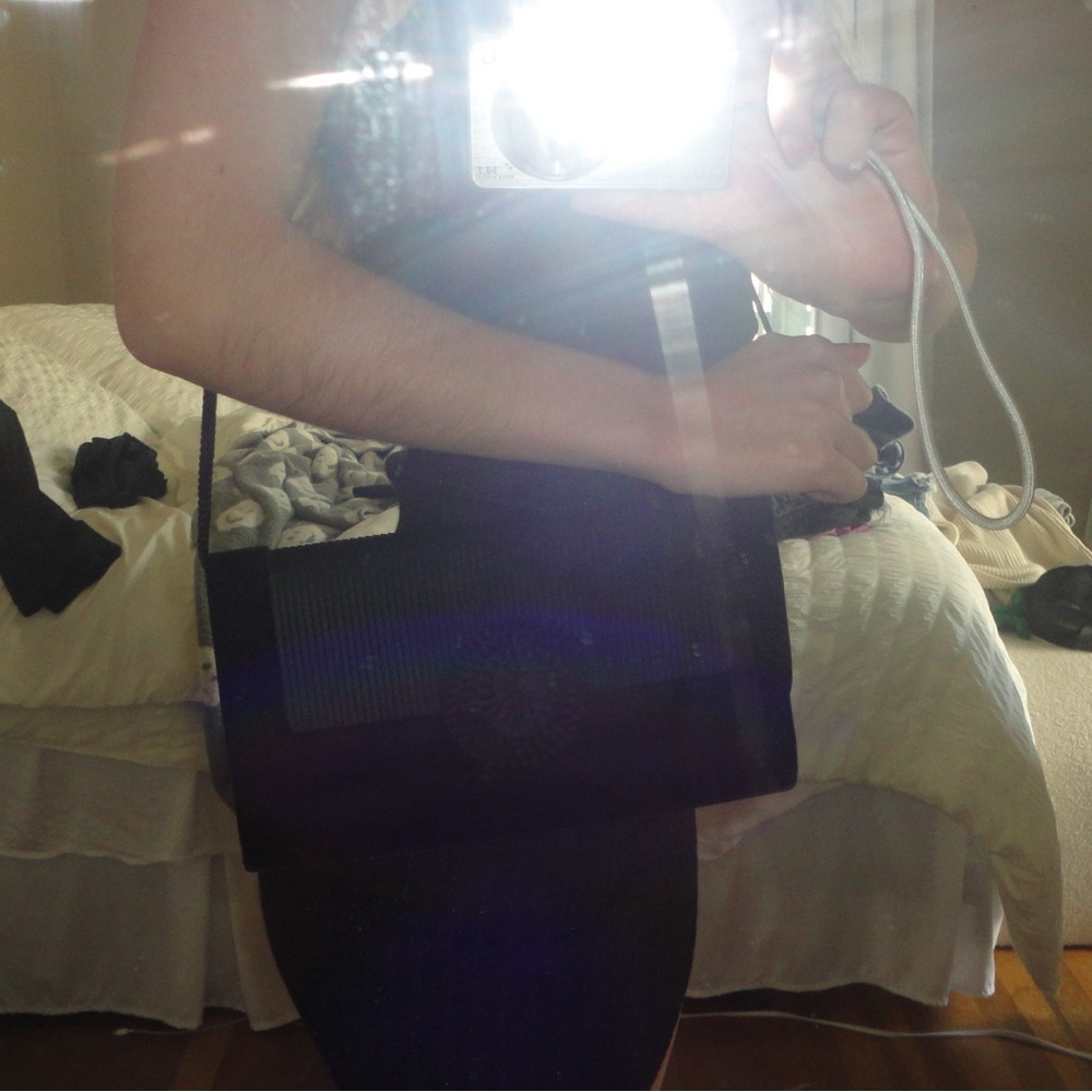 Chic Black Evening Clutch